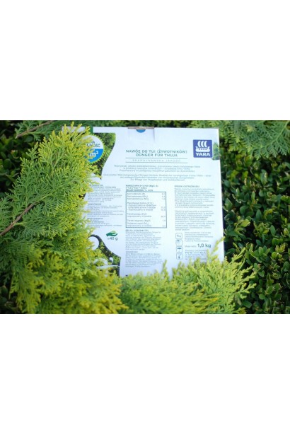 Добрива для туй Vila Yara користування(інструкція)