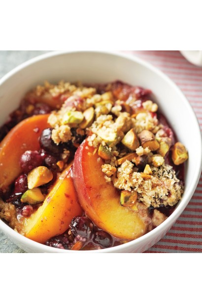 Десерт з нектарина