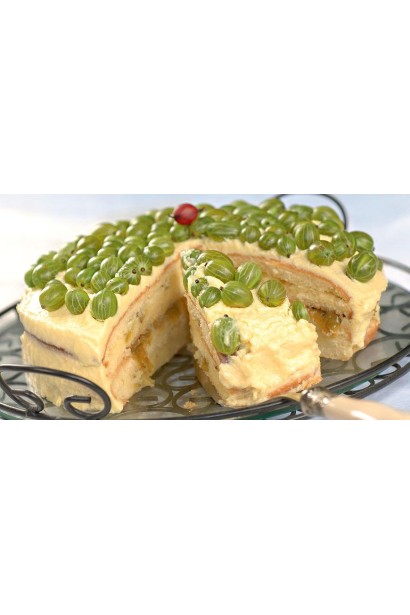 Торт с ягодами Крыжовник Белорусский Сахарный