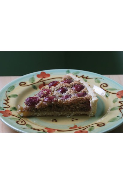 Пиріг з ягодами винограду 