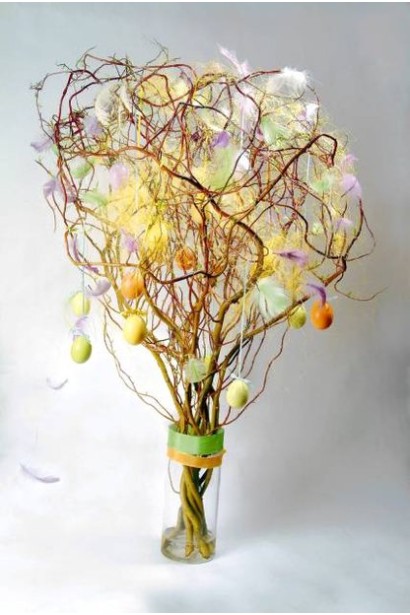 Декоративна композиція з гілочок верби Тортоза