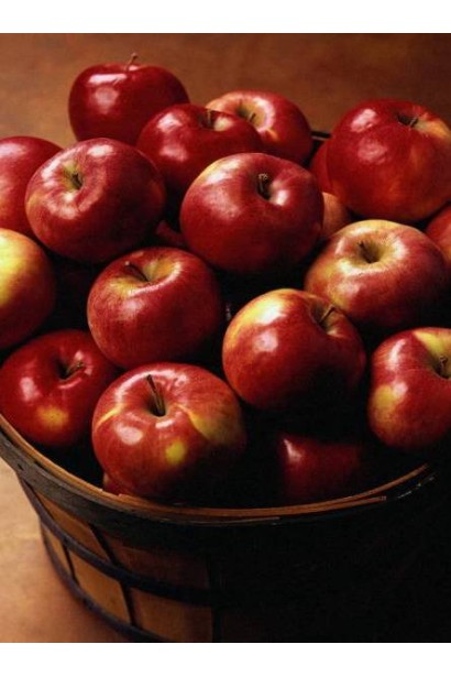 Рубин-Стар - красные яблоки с нежной текстурой.