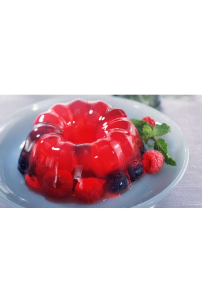 Фруктове желе з ягід червоної малини Полка