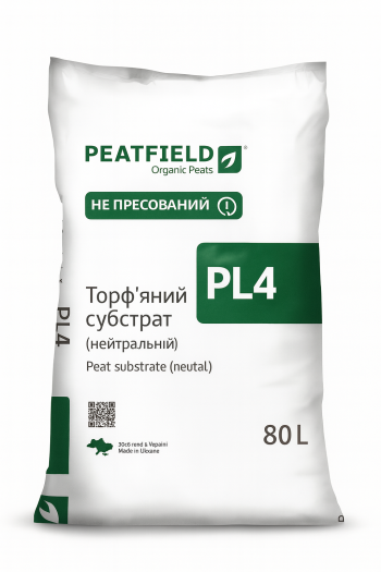 Торфяной субстрат PL-4 (нейтральный) 80 л | Торф'яний субстрат PL- 4 (нейтральний) 80 л